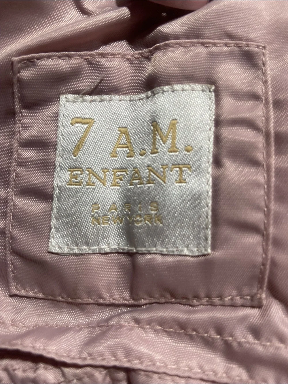 7Am Enfant keep your